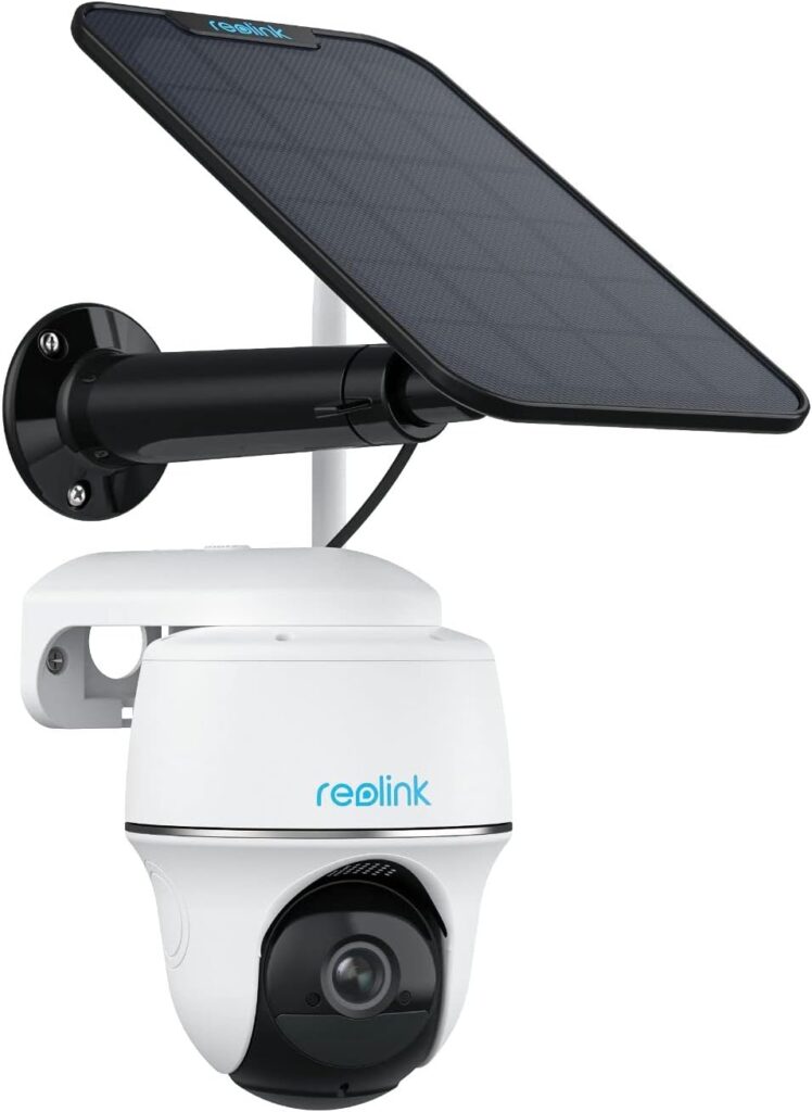 REOLINK Wireless Dome Security Camera, Argus PT + Solar Panel-dome security camera